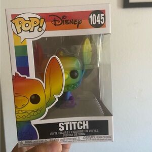 Disney Stitch Rainbow Funko pop  Figure